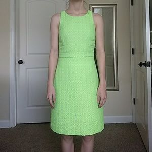 Neon Green JCrew Dress
